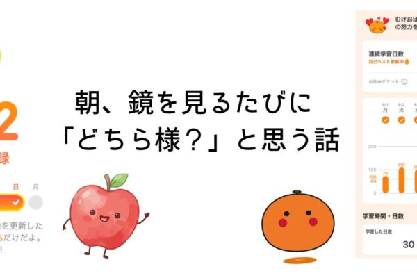 朝、鏡を見るたびに「どちら様？」と思う話